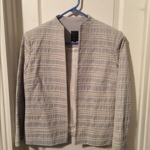 Light Blue and White Jacket